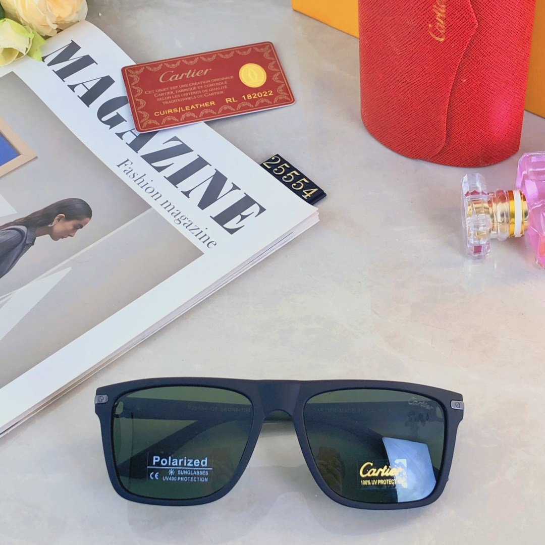 。。Cartie*韩版太阳镜男女个性方框百搭墨镜时尚黑框凹造型眼镜潮
