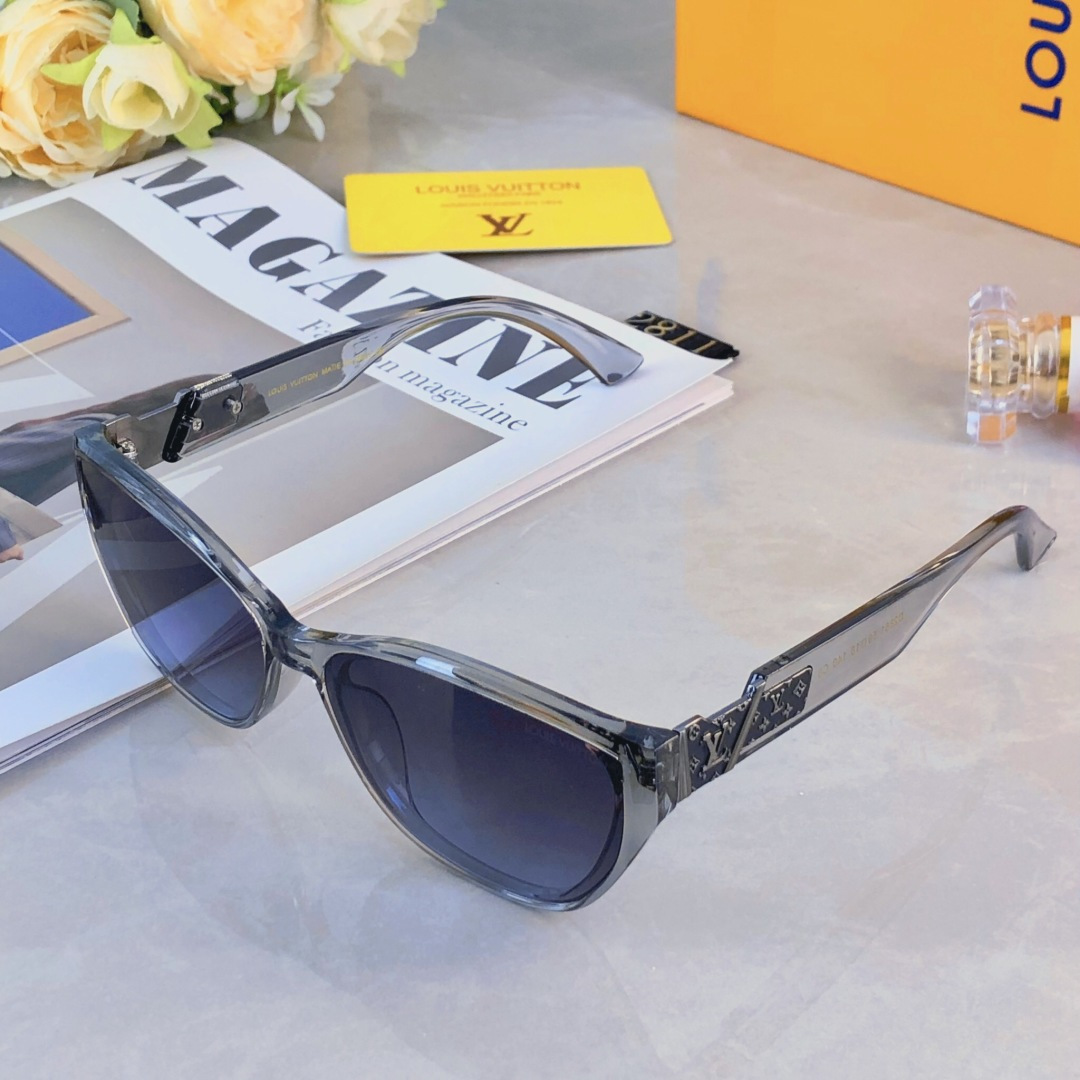 。。Louis vuitto*轻奢款复古墨镜女超轻高级品质感防紫外线太阳眼镜