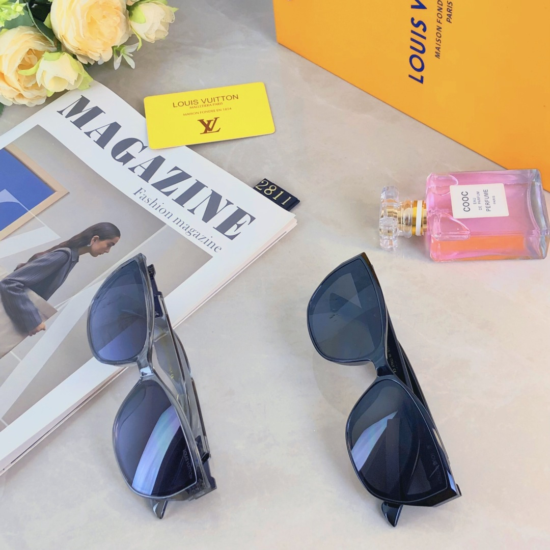 。。Louis vuitto*轻奢款复古墨镜女超轻高级品质感防紫外线太阳眼镜