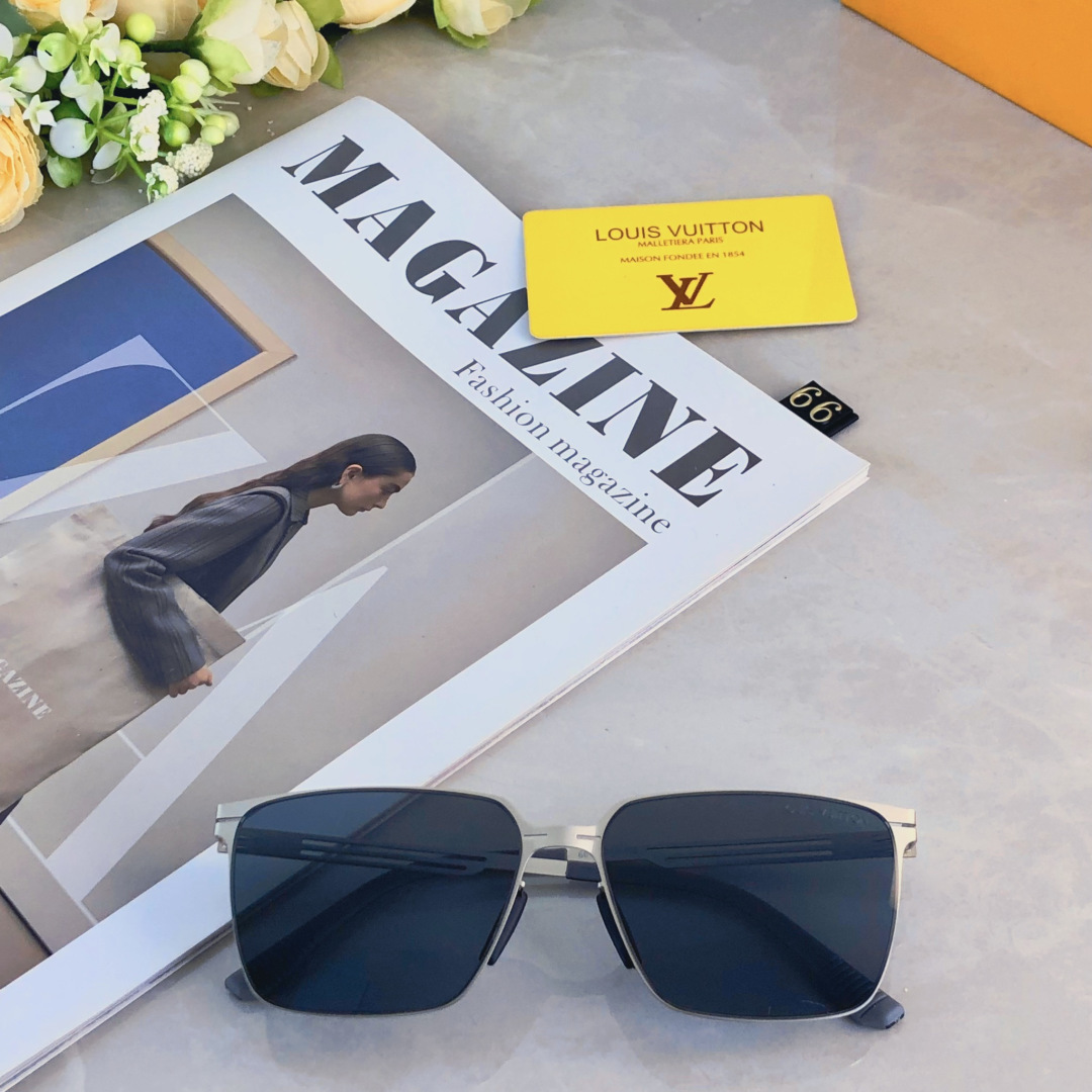 。。Louis vuitto*男士开车无螺丝金属太阳镜高清尼龙偏光墨镜女防紫外线潮