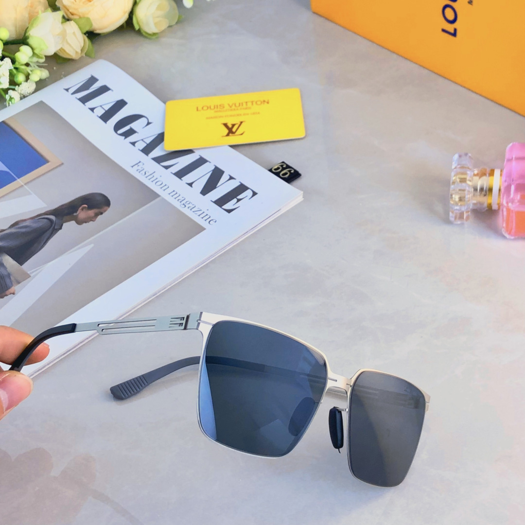。。Louis vuitto*男士开车无螺丝金属太阳镜高清尼龙偏光墨镜女防紫外线潮