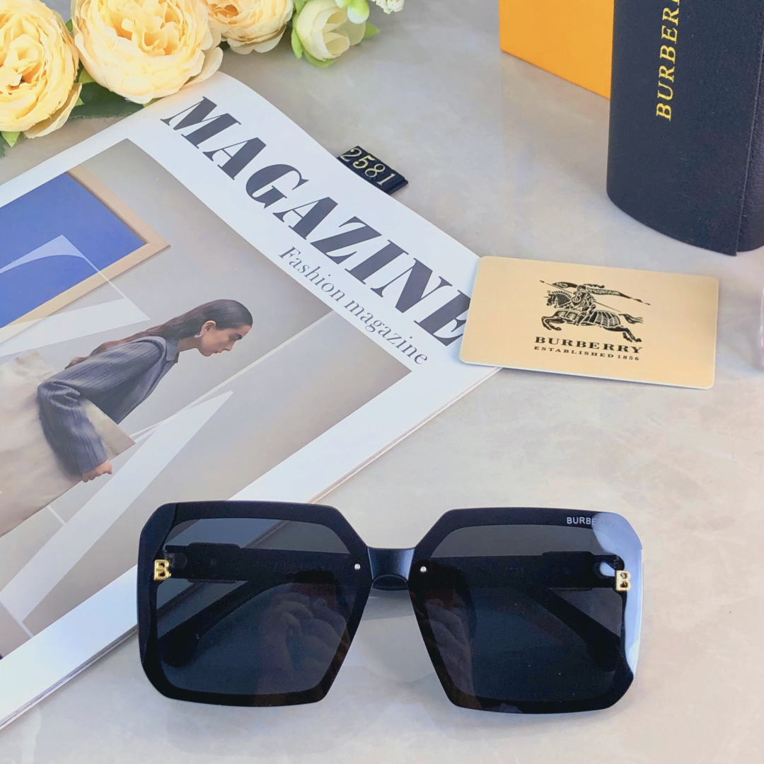 🔥🔥BalenCiag*时尚轻奢太阳镜女百搭素颜修饰脸型高级感防紫外线高清墨镜偏光镜