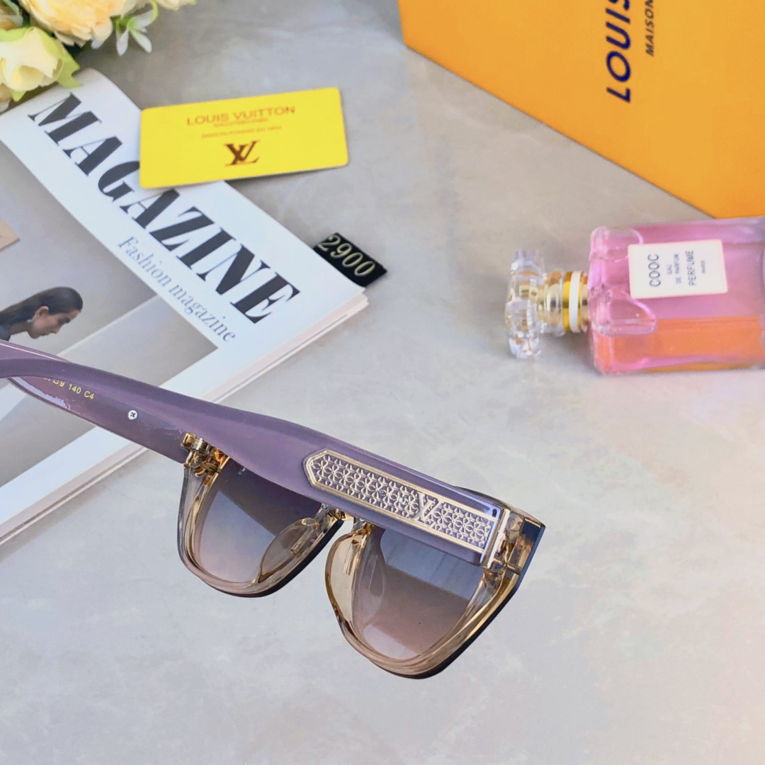 🔥🔥Louis vuitto*2025新款复古高级感太阳眼镜百搭凹造型拍照墨镜防紫外线