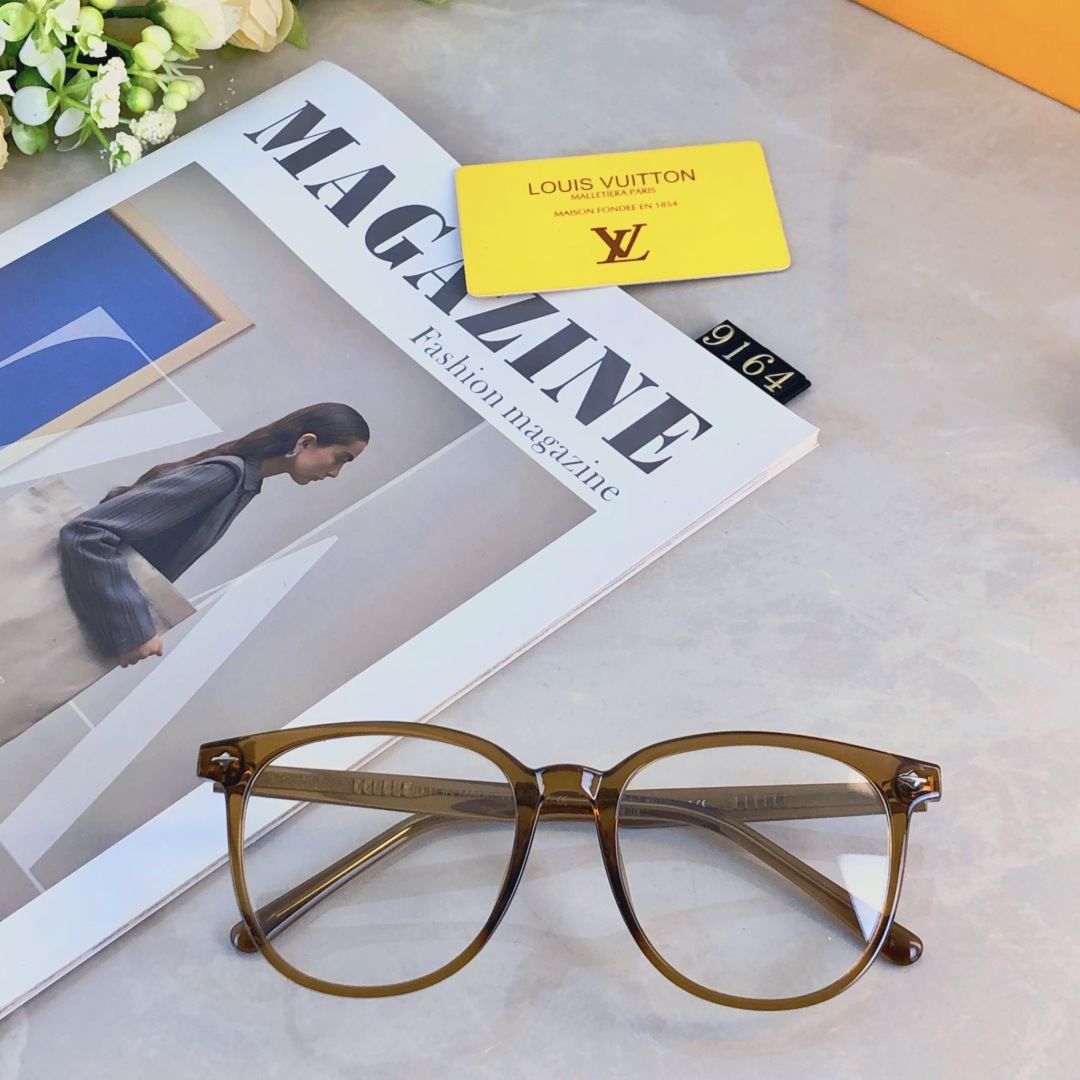 🔥🔥Louis vuitto*超轻黑框近视眼镜框女可配有度数素颜神器大脸显瘦防蓝光