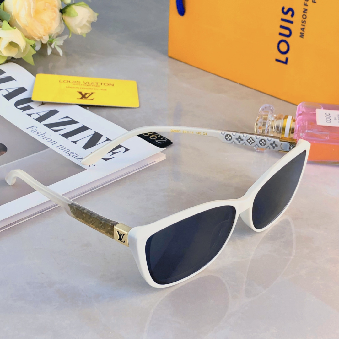 🔥🔥Louis vuitto*2025新款墨镜女高级感旅游大脸方圆脸显脸小太阳眼镜防眩光紫外线