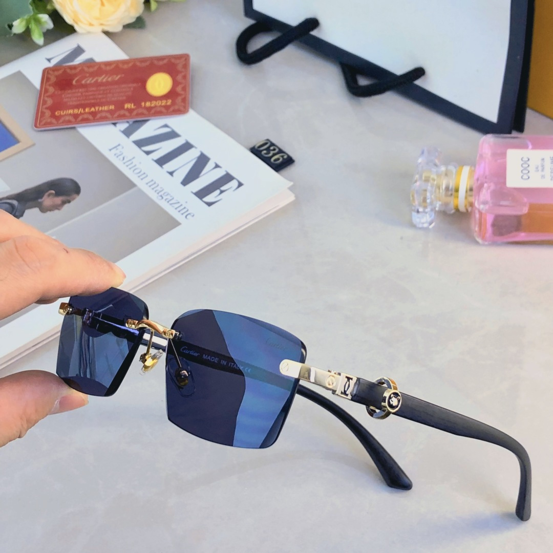 🔥🔥Cartie*韩版网红墨镜ins潮流时尚方框大脸显瘦太阳镜