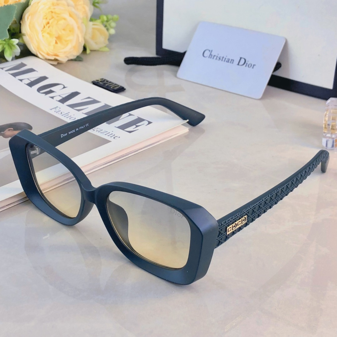 🔥🔥Dio*2025新款复古墨镜显脸小太阳镜男女情侣多边形框防紫外线