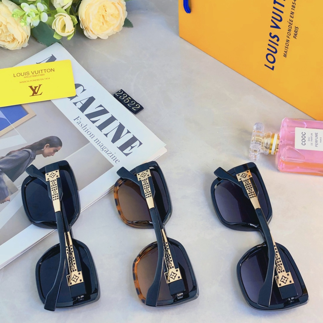 🔥🔥Louis vuitto*2025新款时尚高级感墨镜欧美太阳镜超高清防紫外线太阳镜