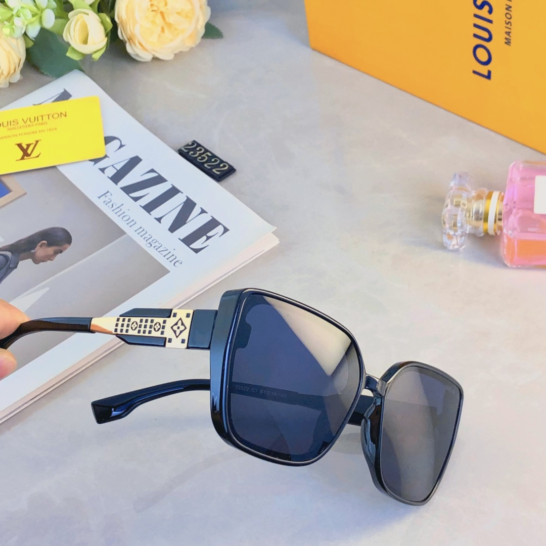 🔥🔥Louis vuitto*2025新款时尚高级感墨镜欧美太阳镜超高清防紫外线太阳镜