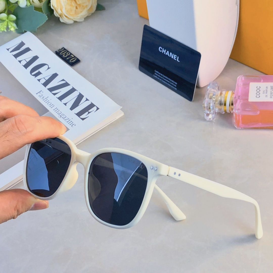 🔥🔥Chane*太阳镜2025新款男士眼镜潮流时尚帅气墨镜女夏网红街拍复古风