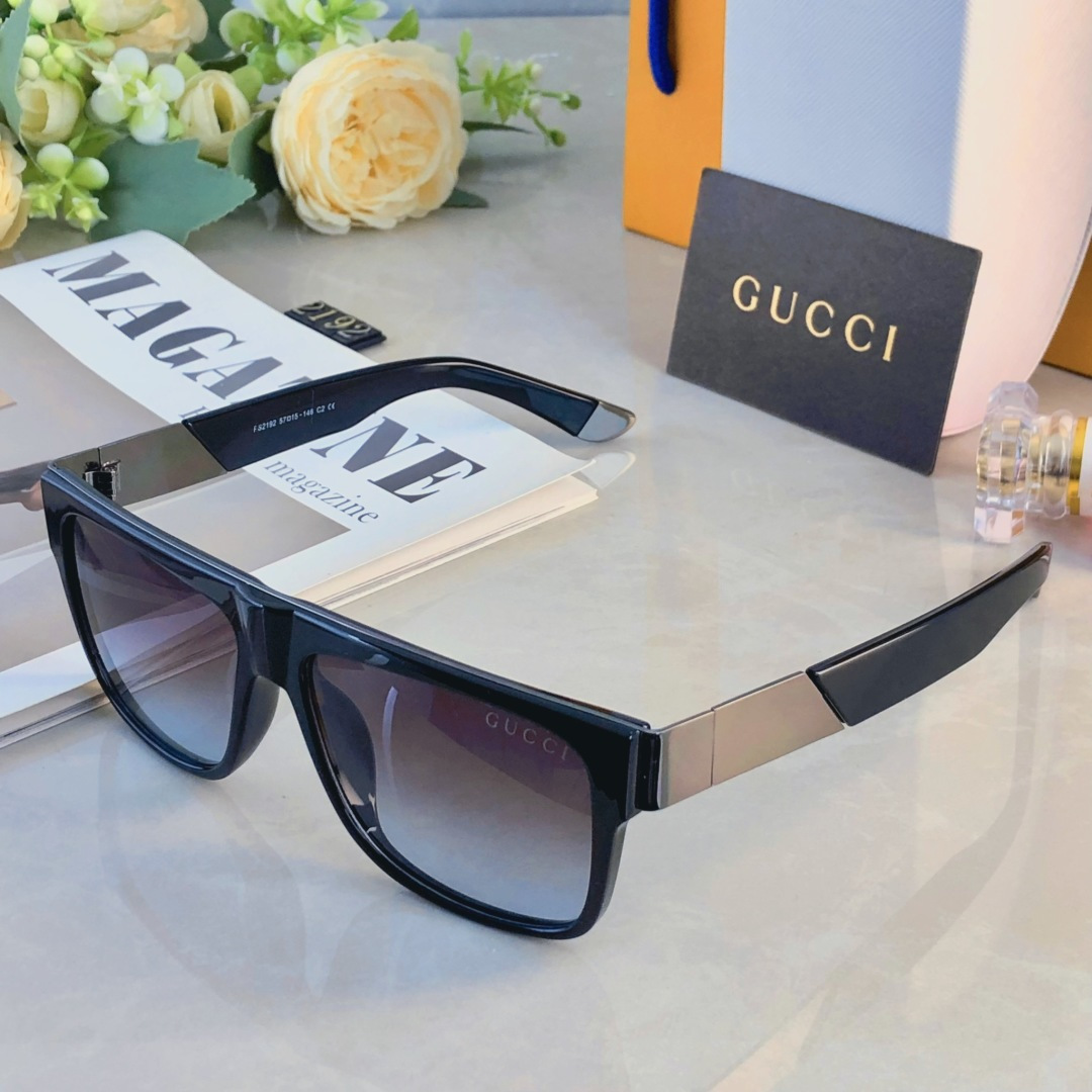 🔥🔥Gucc*2025新款高清偏光墨镜男士开车司机驾驶专用防紫外线太阳镜高级感