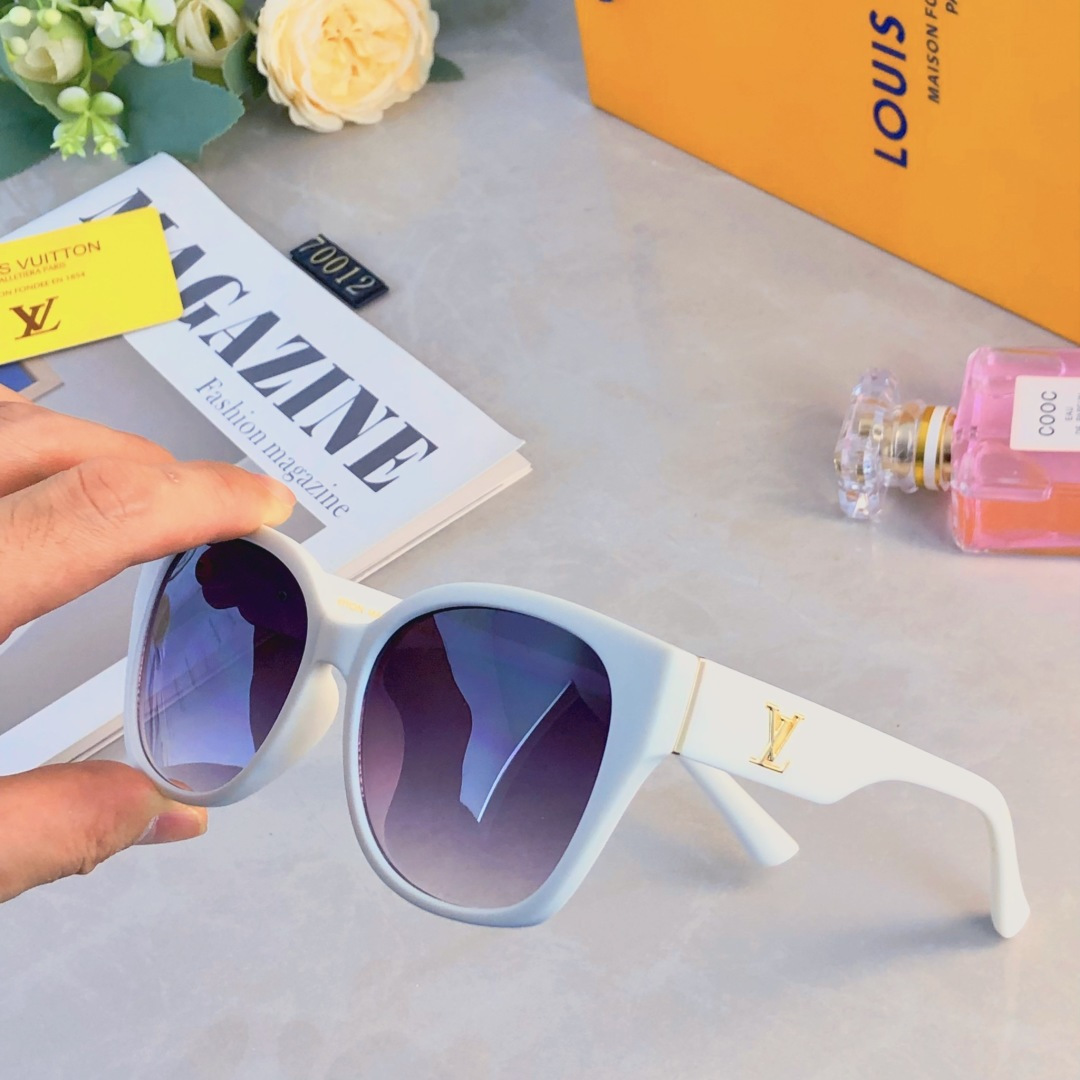 。。Louis vuitto*欧美甜酷辣妹黑色圆框墨镜女圆脸显瘦网红大框高级感显气质太阳镜