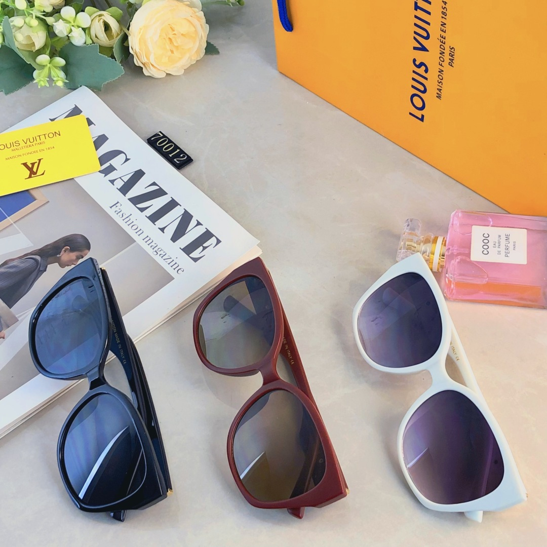 。。Louis vuitto*欧美甜酷辣妹黑色圆框墨镜女圆脸显瘦网红大框高级感显气质太阳镜