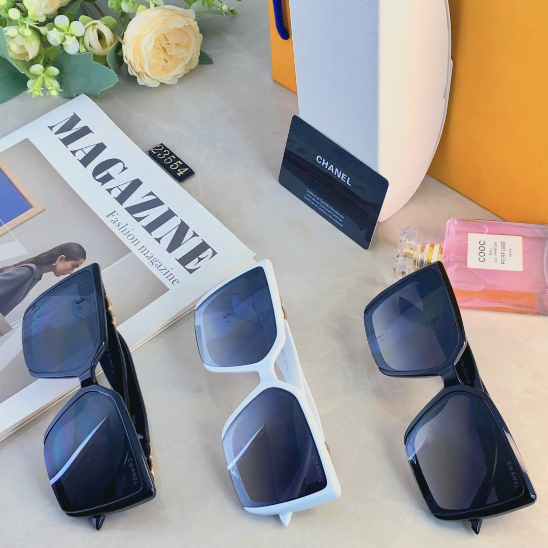 。。Chane*新款爆款时尚眼镜欧美太阳镜太阳眼镜高级潮流墨镜户外紫外线拍照