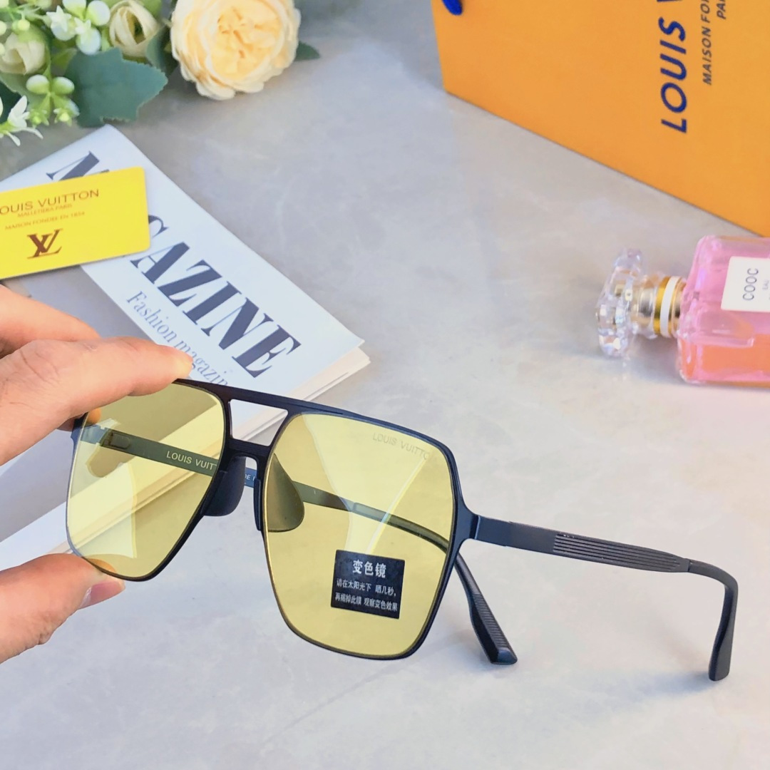 。。Louis vuitto*变色墨镜男超酷开车专用驾驶偏光高清太阳眼镜户外钓鱼防紫外线潮