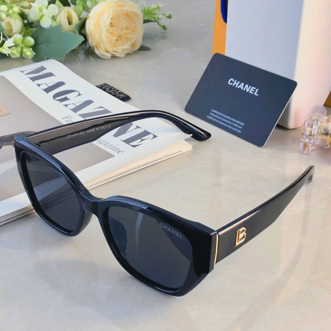 。。Chane*高清树脂偏光镜轻奢韩系复古港风墨镜太阳镜眼镜防晒