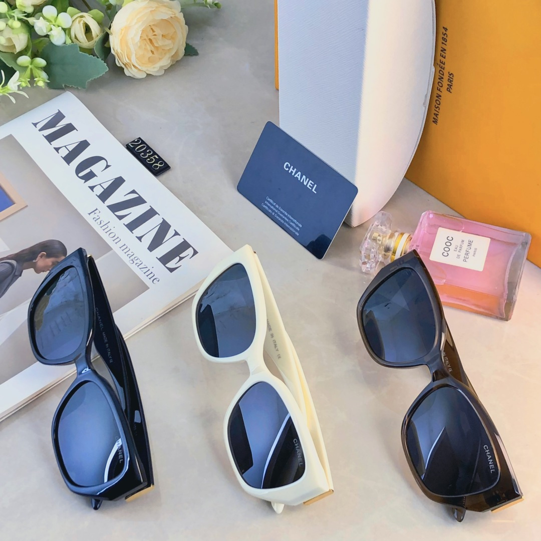。。Chane*高清树脂偏光镜轻奢韩系复古港风墨镜太阳镜眼镜防晒
