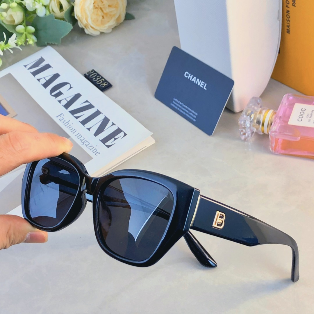 。。Chane*高清树脂偏光镜轻奢韩系复古港风墨镜太阳镜眼镜防晒