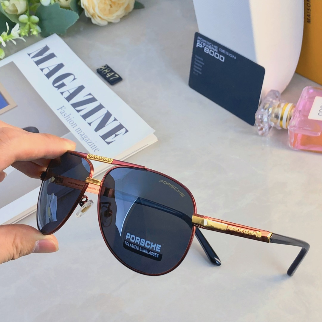 。。Porsch*2025保时捷汽车男士复古偏光太阳镜欧美潮流新款驾驶墨镜开车眼镜