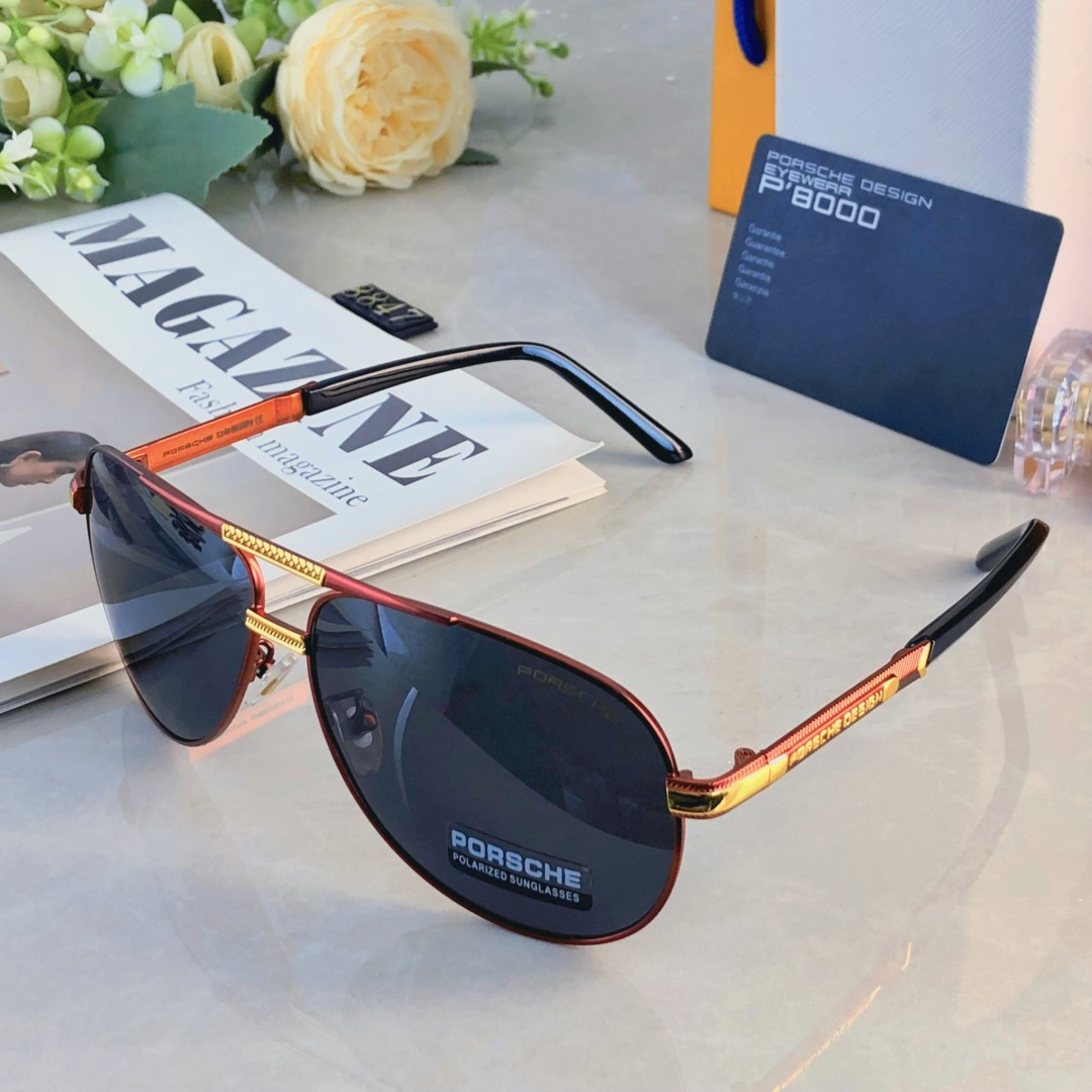 。。Porsch*2025保时捷汽车男士复古偏光太阳镜欧美潮流新款驾驶墨镜开车眼镜
