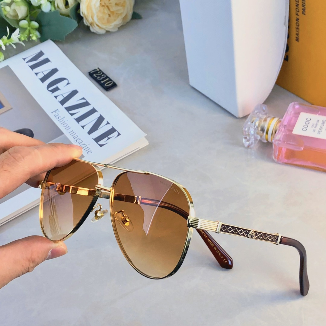 。。Maybac*欧美时尚眼镜防晒墨镜太阳眼镜经典款金属双梁飞行员蛤蟆