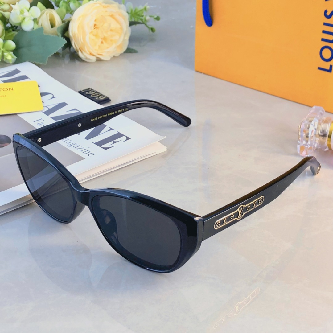 。。Louis vuitto*韩版窄框猫眼墨镜潮流太阳镜显脸小新款气质唐艺昕同款