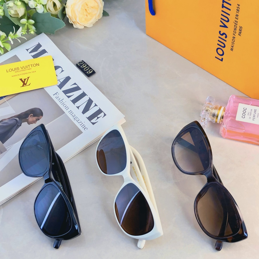 。。Louis vuitto*韩版窄框猫眼墨镜潮流太阳镜显脸小新款气质唐艺昕同款
