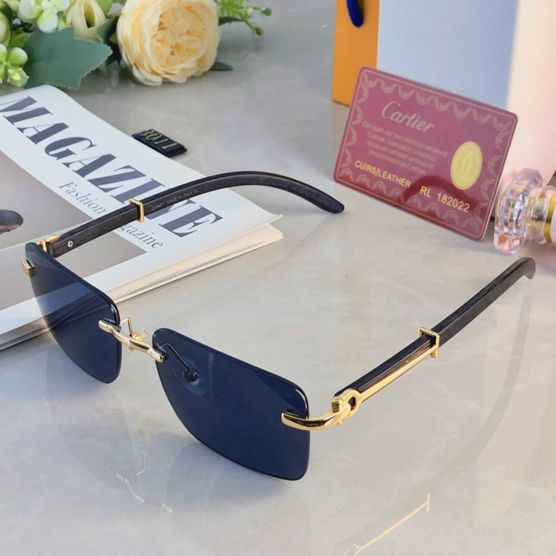 。。Cartie*韩版网红墨镜ins潮流时尚方框太阳镜可配近视