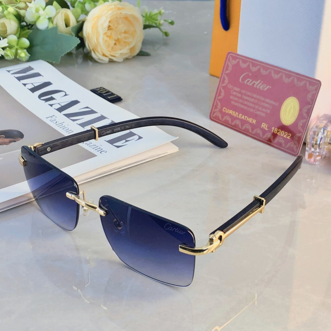 。。Cartie*韩版网红墨镜ins潮流时尚方框太阳镜可配近视