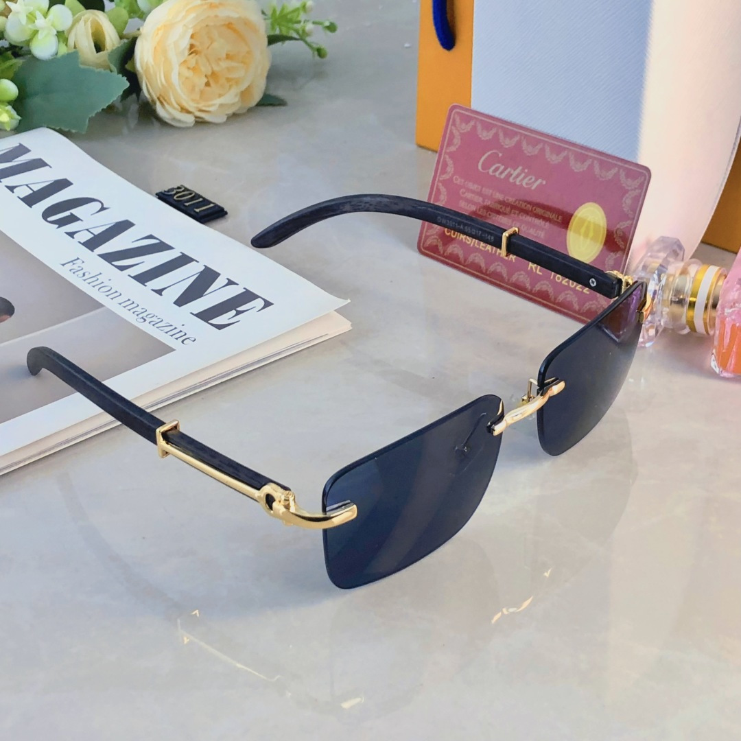 。。Cartie*韩版网红墨镜ins潮流时尚方框太阳镜可配近视