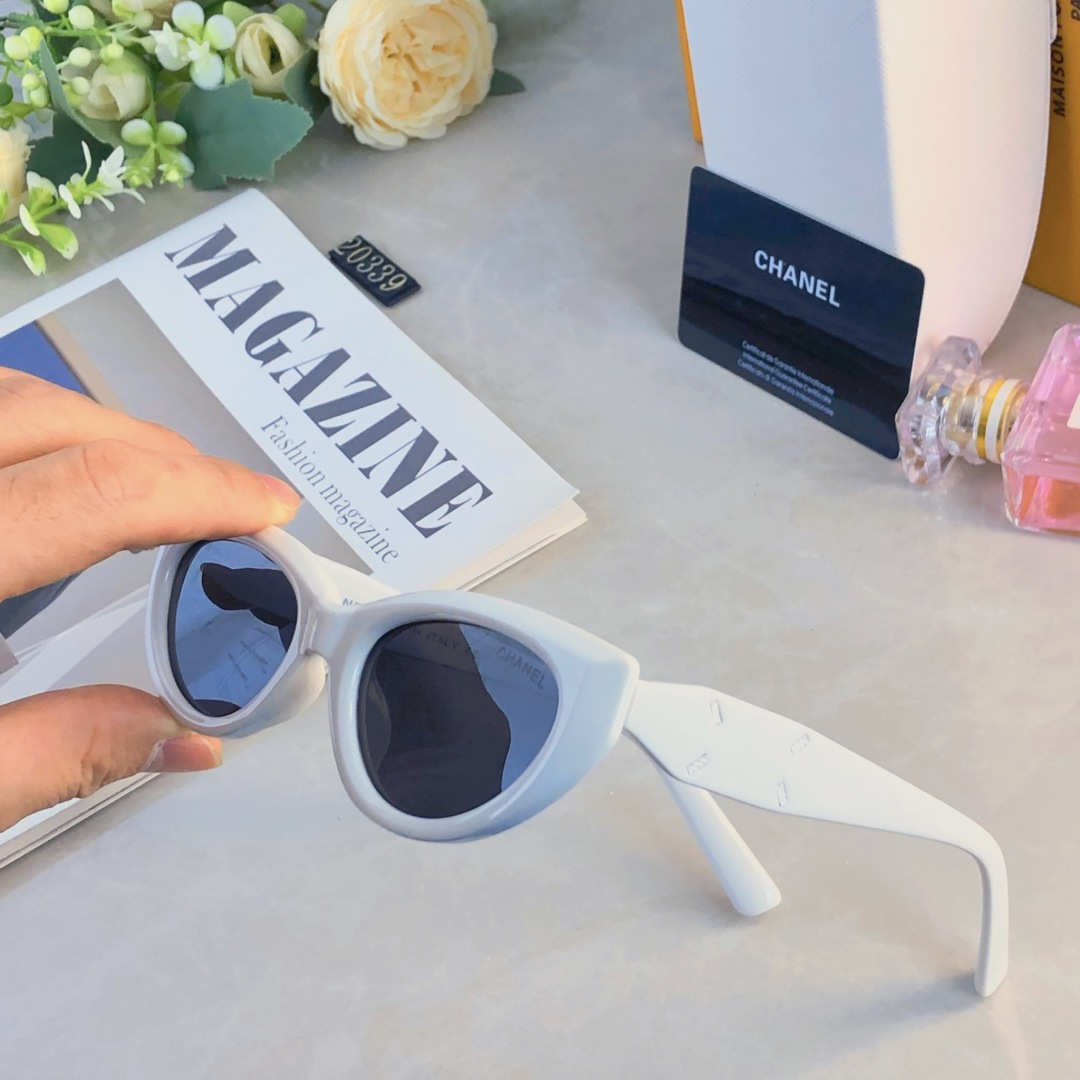。。Chane*2025新款墨镜女高级感男太阳眼镜墨镜痞帅小框猫眼美式防紫外线