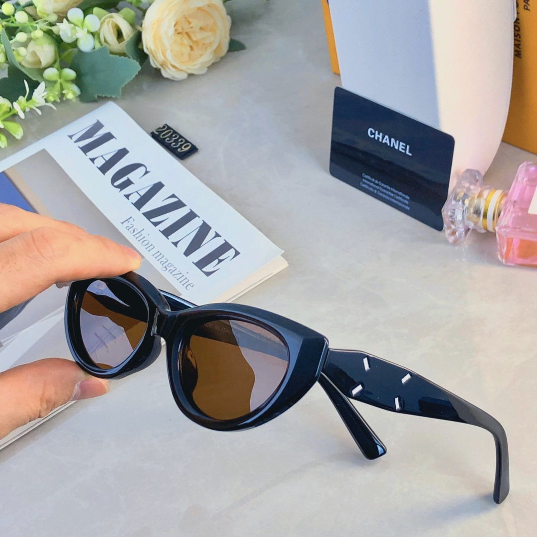 。。Chane*2025新款墨镜女高级感男太阳眼镜墨镜痞帅小框猫眼美式防紫外线