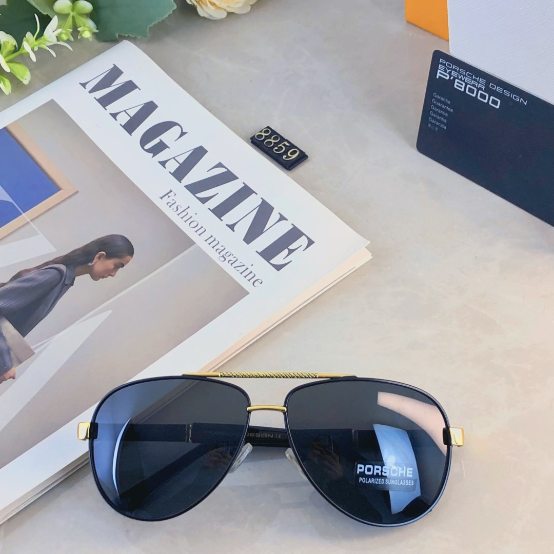 。。Porsch*新款时尚帅气偏光太阳眼镜户外驾驶司机专用墨镜防强光遮阳
