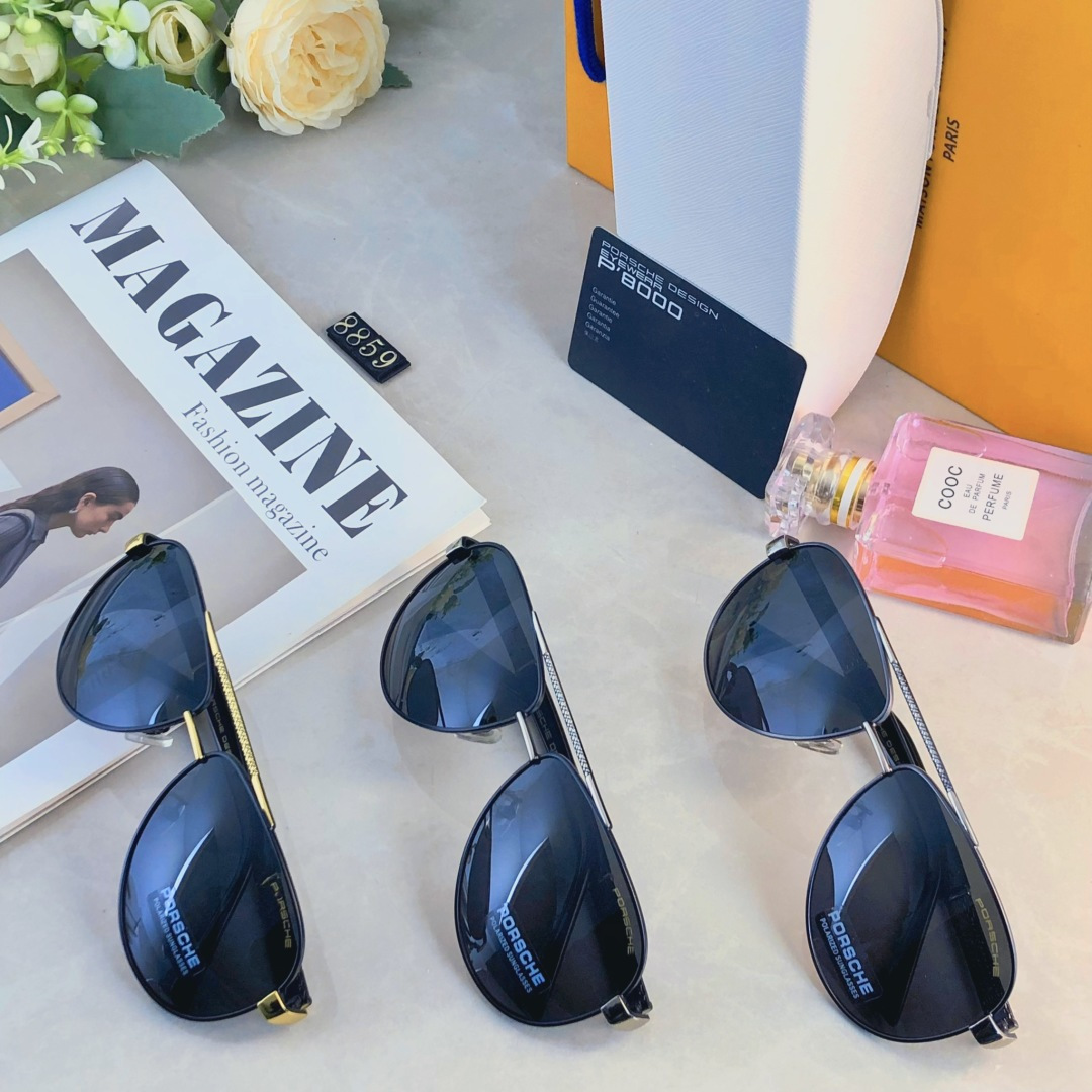 。。Porsch*新款时尚帅气偏光太阳眼镜户外驾驶司机专用墨镜防强光遮阳