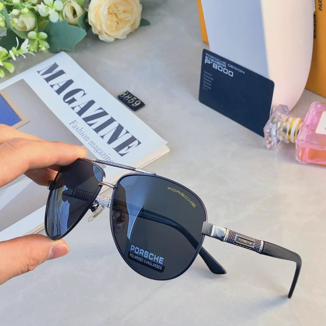 。。Porsch*新款时尚帅气偏光太阳眼镜户外驾驶司机专用墨镜防强光遮阳