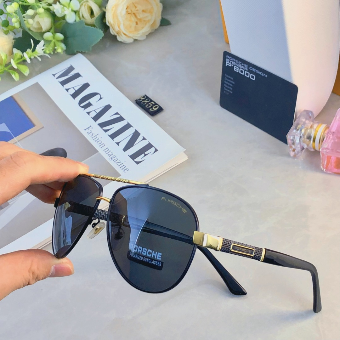 。。Porsch*新款时尚帅气偏光太阳眼镜户外驾驶司机专用墨镜防强光遮阳