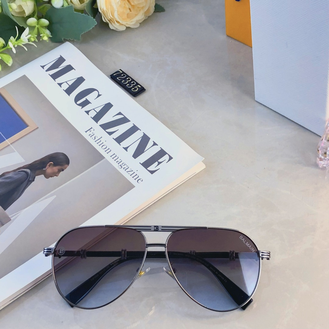 。。巴尔曼时尚新款蛤蟆墨镜复古素颜百搭男女太阳镜防紫外线眼镜