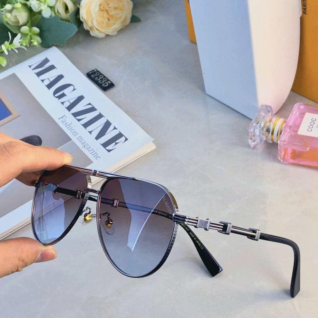 。。巴尔曼时尚新款蛤蟆墨镜复古素颜百搭男女太阳镜防紫外线眼镜