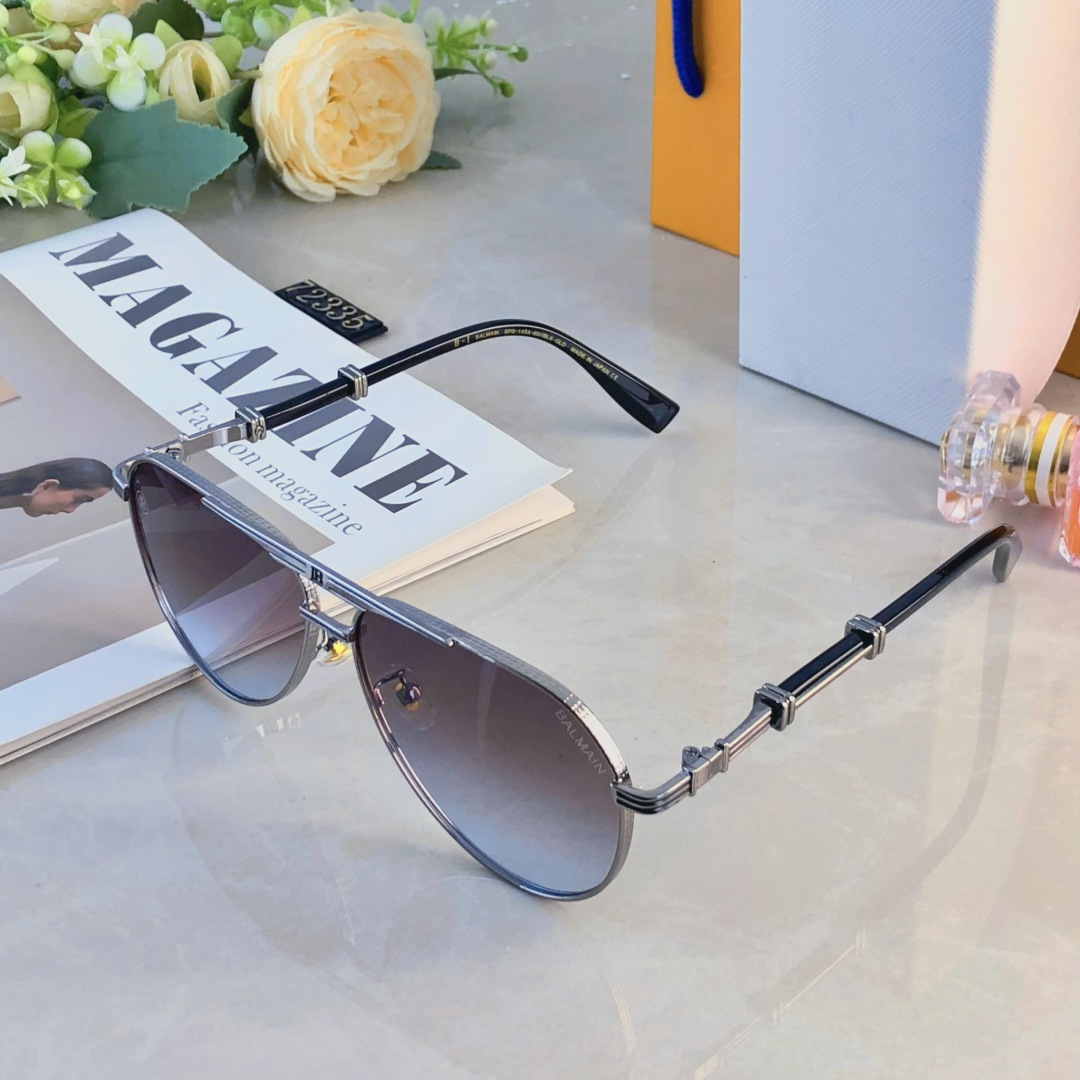 。。巴尔曼时尚新款蛤蟆墨镜复古素颜百搭男女太阳镜防紫外线眼镜