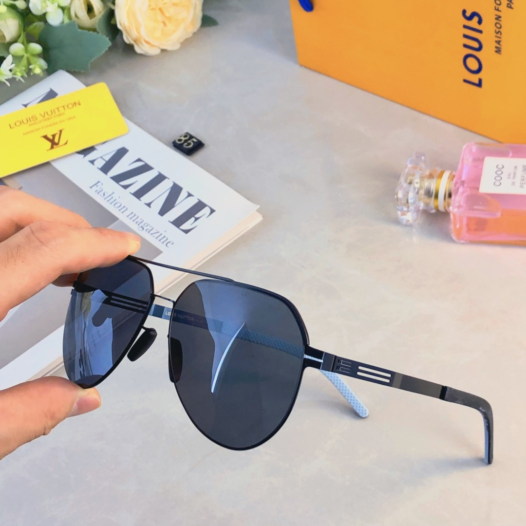 。。Louis vuitto*新款高清尼龙偏光墨镜男款开车驾驶专用高级感太阳眼镜飞行员