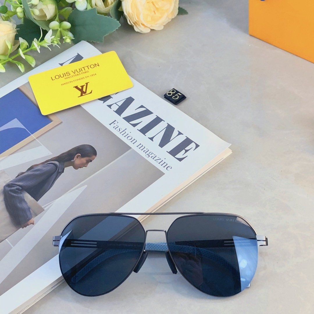 。。Louis vuitto*新款高清尼龙偏光墨镜男款开车驾驶专用高级感太阳眼镜飞行员