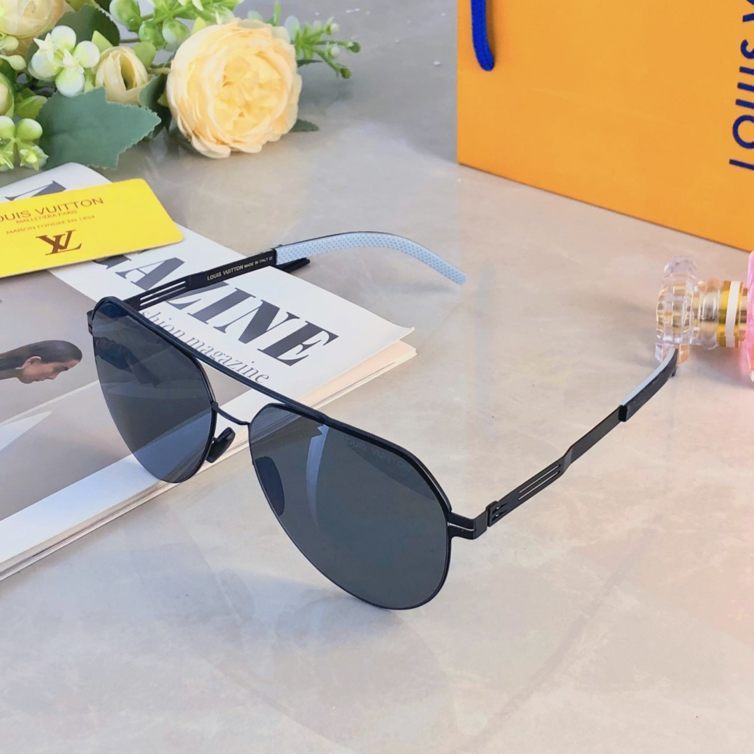 。。Louis vuitto*新款高清尼龙偏光墨镜男款开车驾驶专用高级感太阳眼镜飞行员