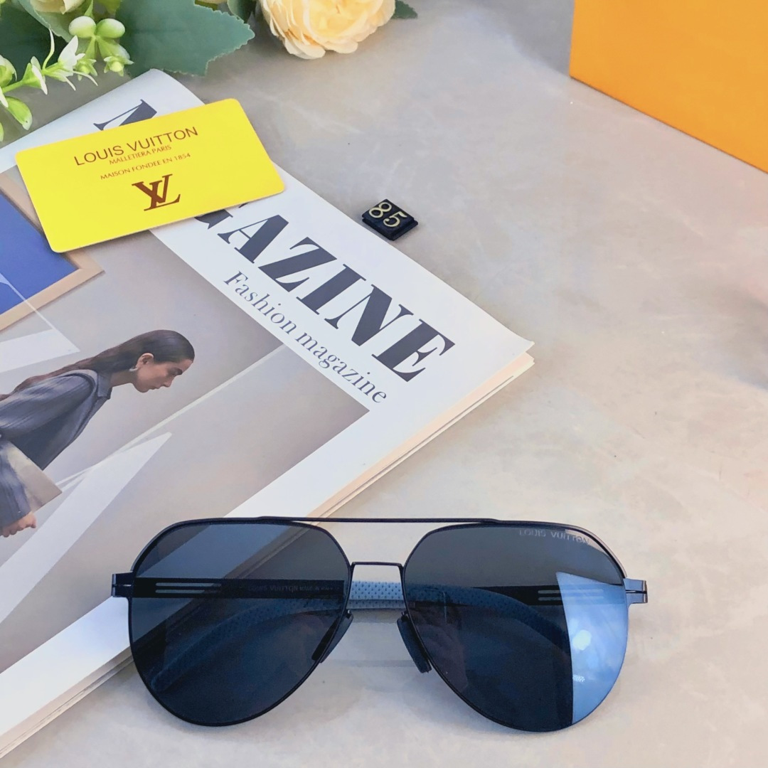 。。Louis vuitto*新款高清尼龙偏光墨镜男款开车驾驶专用高级感太阳眼镜飞行员