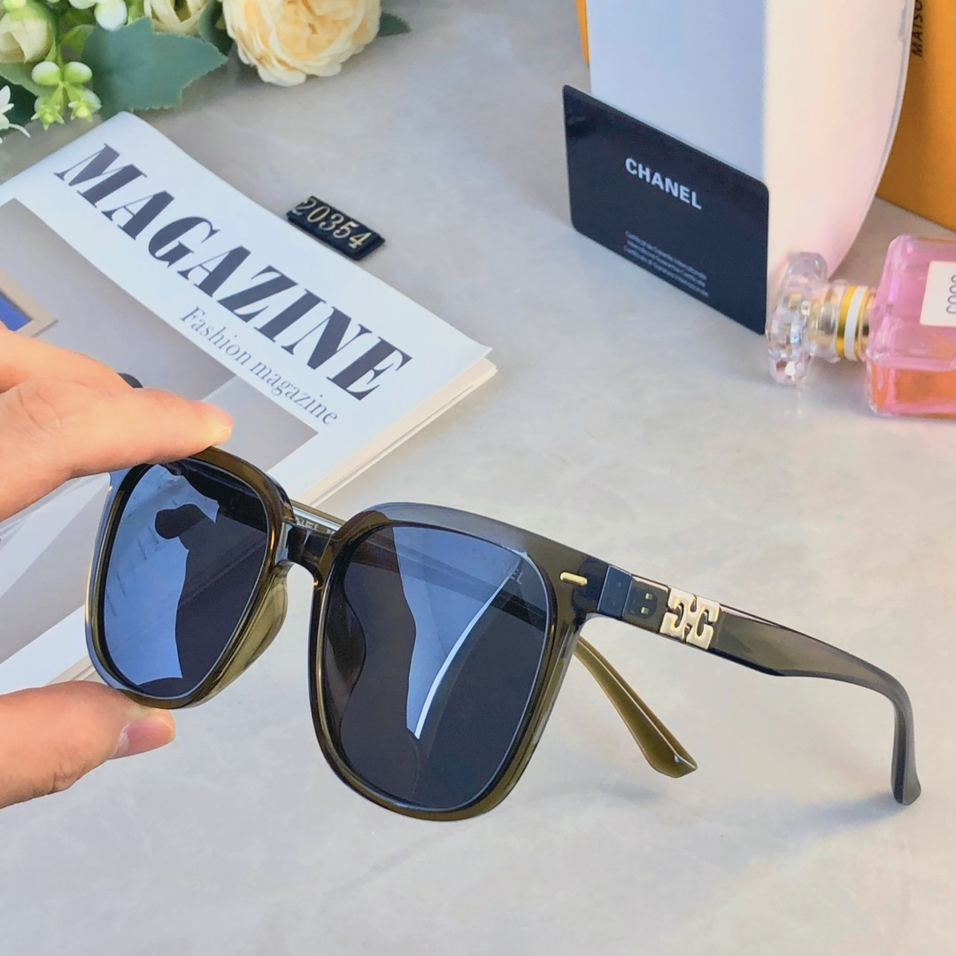 。。Chane*大框墨镜ins风高级感素颜神器防紫外线太阳镜防晒眼镜
