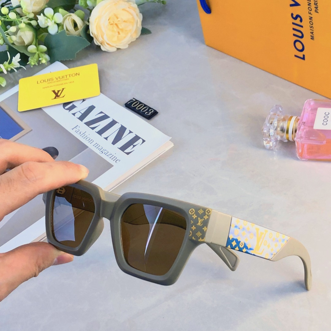 。。Louis vuitto*欧美复古小方形太阳眼镜男女街拍走秀高级感装饰时髦猫眼墨镜