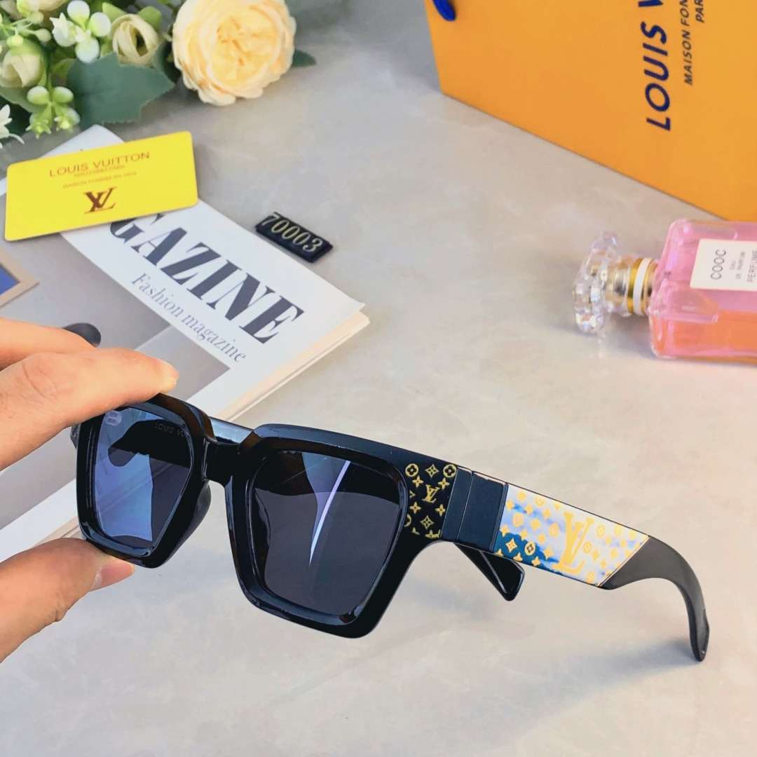 。。Louis vuitto*欧美复古小方形太阳眼镜男女街拍走秀高级感装饰时髦猫眼墨镜
