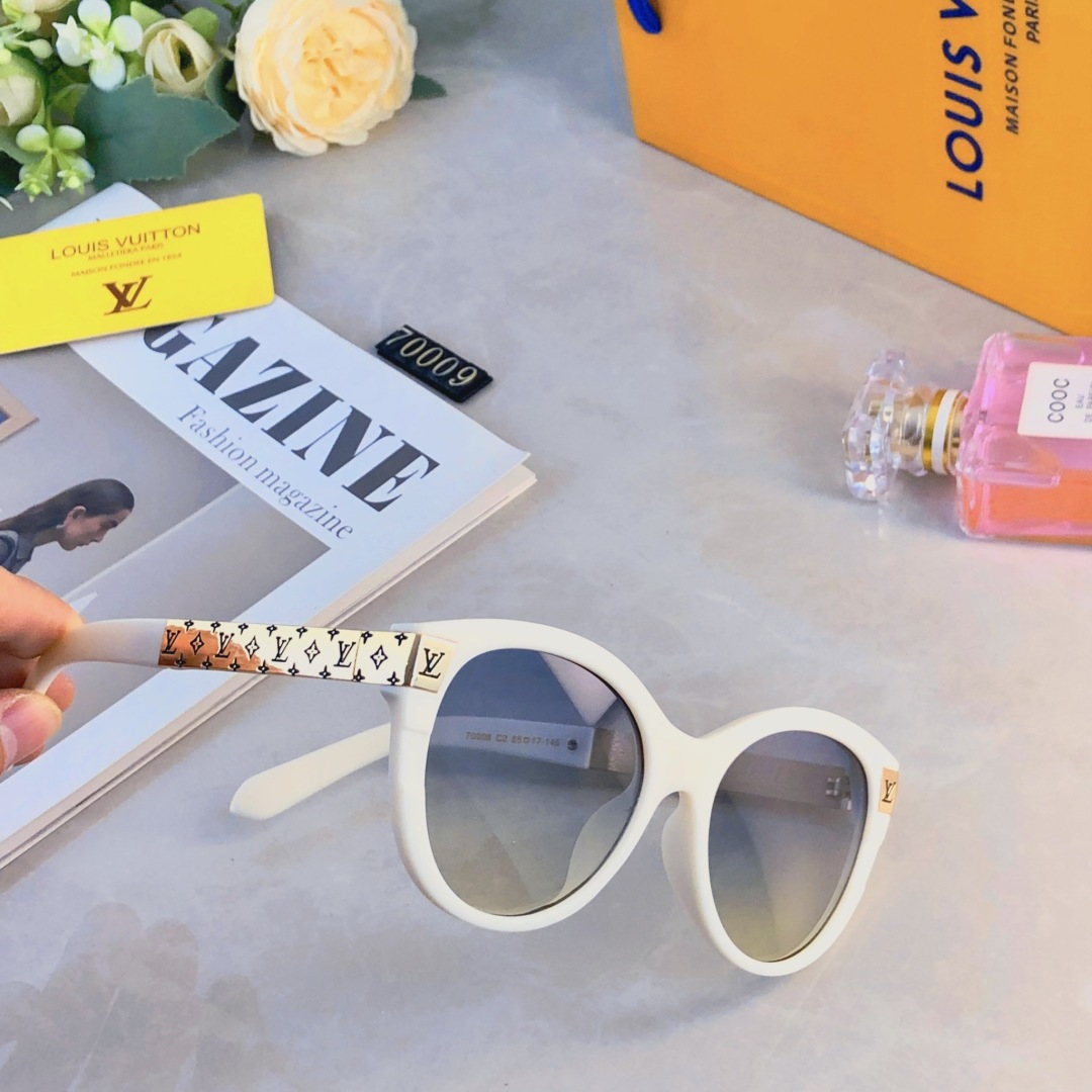 。。Louis vuitto*欧美时尚猫眼墨镜女款高级感显脸小开车遮阳太阳眼镜潮