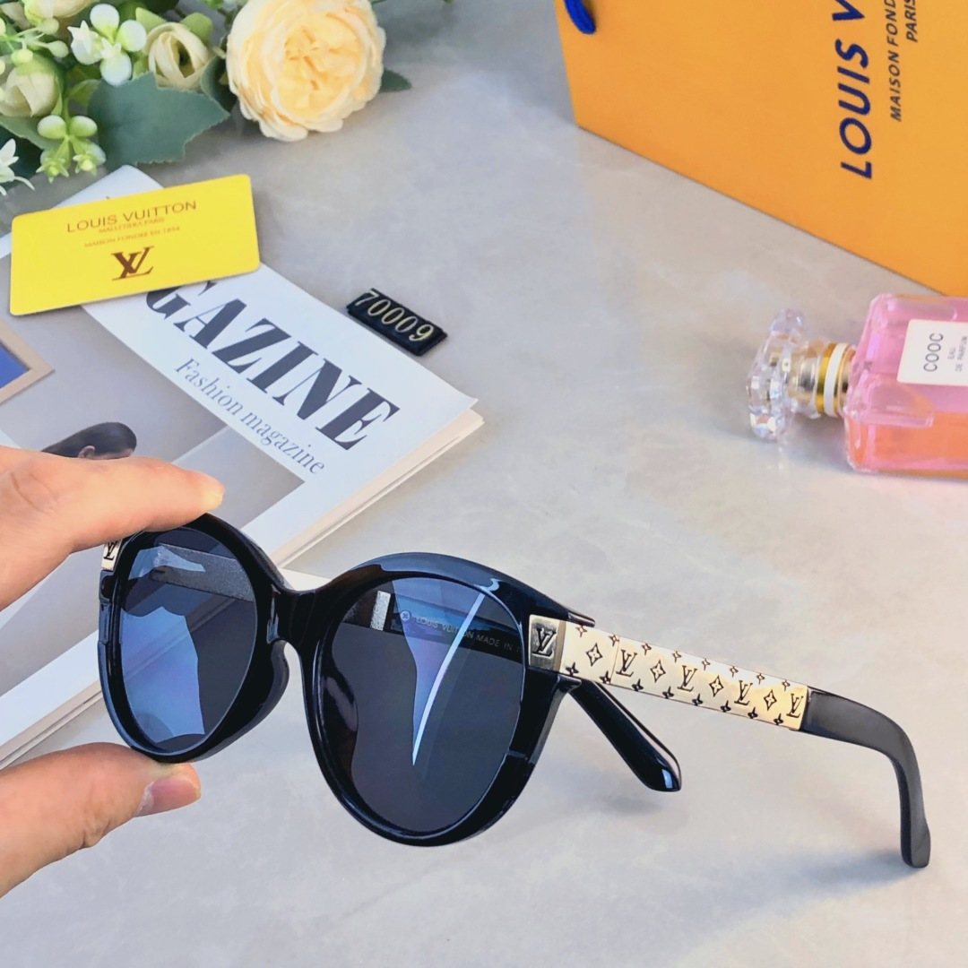 。。Louis vuitto*欧美时尚猫眼墨镜女款高级感显脸小开车遮阳太阳眼镜潮