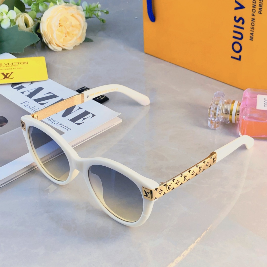 。。Louis vuitto*欧美时尚猫眼墨镜女款高级感显脸小开车遮阳太阳眼镜潮
