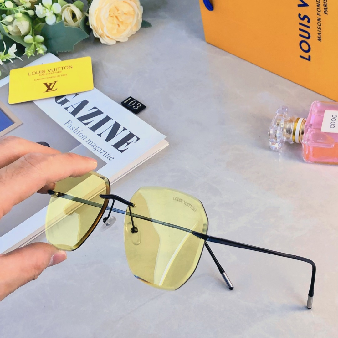 。。Louis vuitto*高清尼龙偏光太阳镜变色镜无框太阳镜眼镜钓鱼墨镜